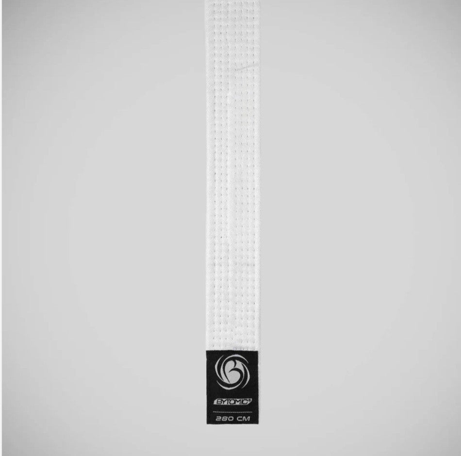 White Bytomic Solid Colour Martial Arts Belt