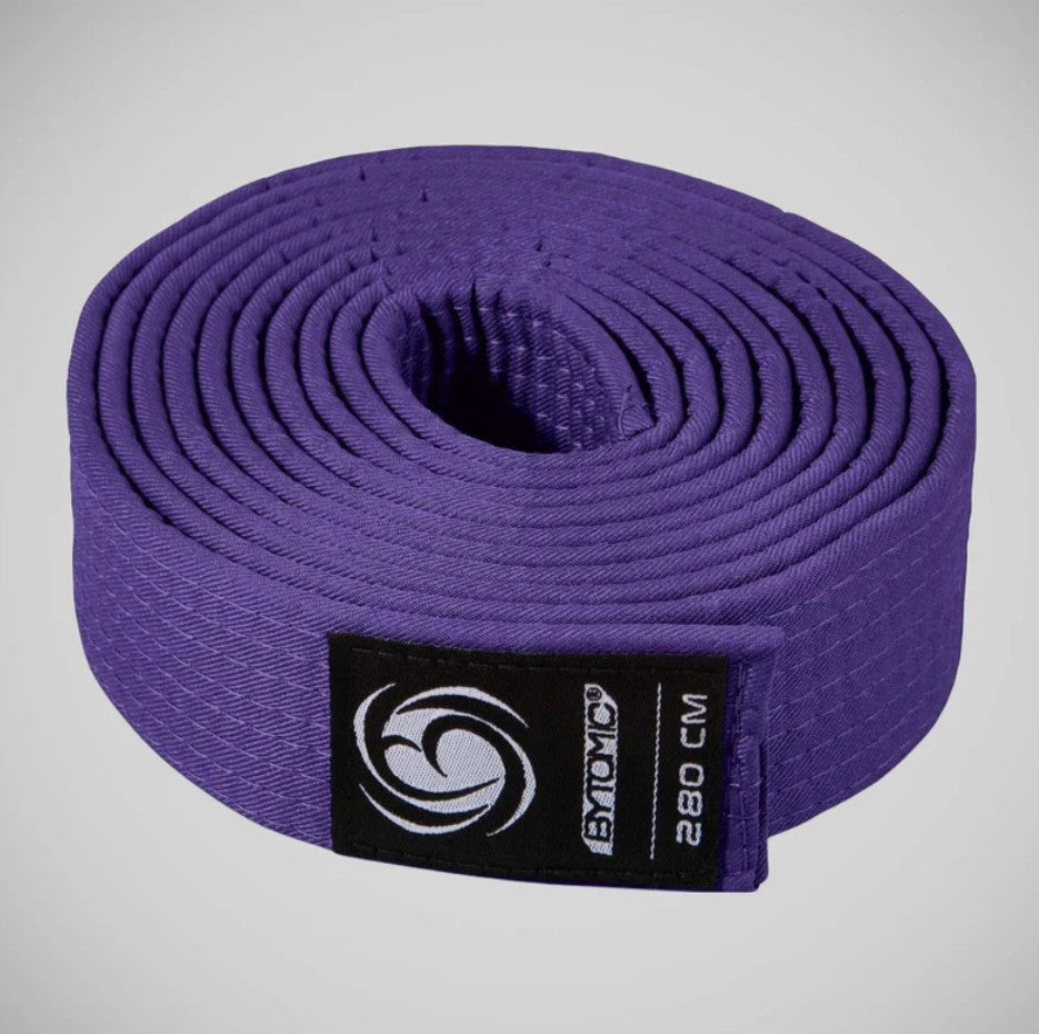 Purple Bytomic Plain Polycotton Martial Arts Belt