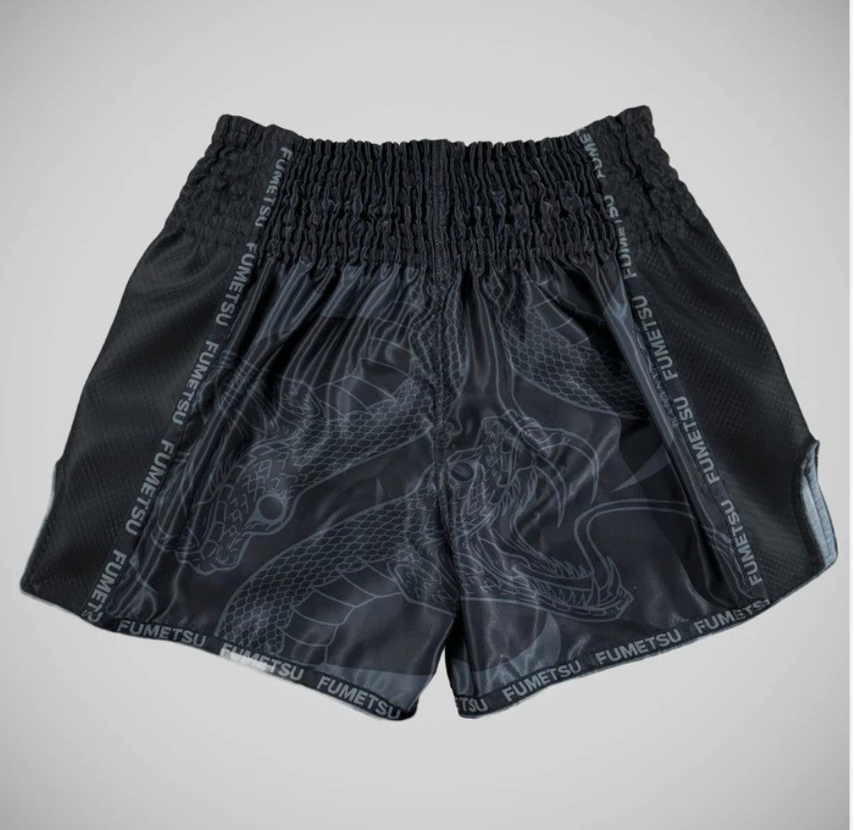 Fumetsu Anaconda Muay Thai Shorts Black/Black