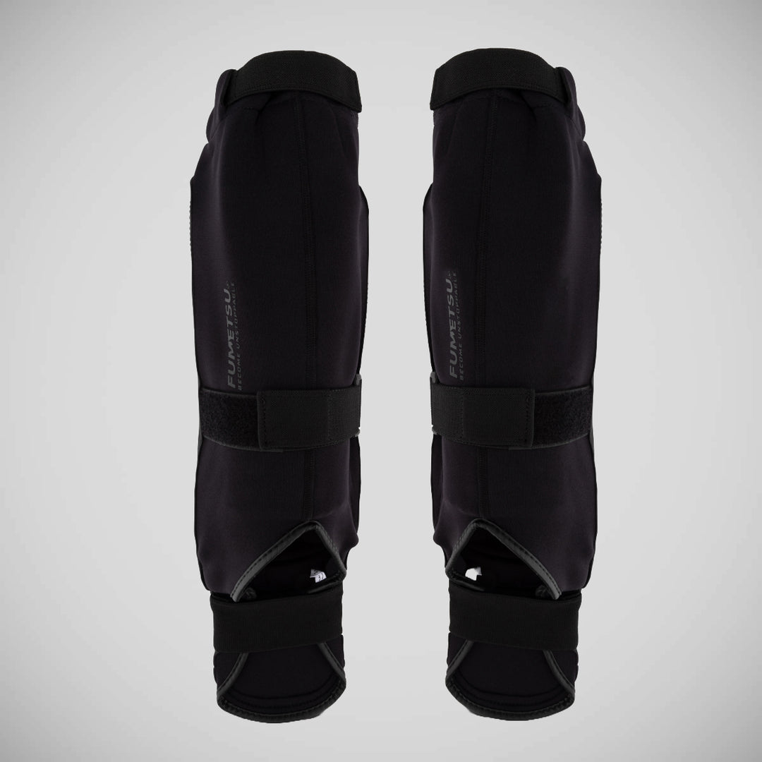 Fumetsu Ghost S3 MMA Shin Guards Black/Black