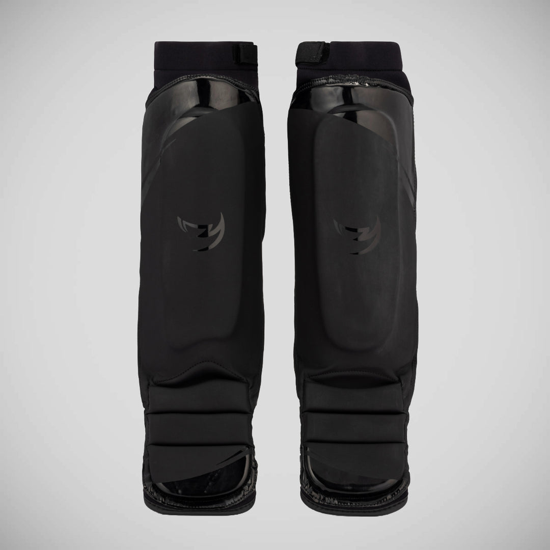 Fumetsu Ghost S3 MMA Shin Guards Black/Black
