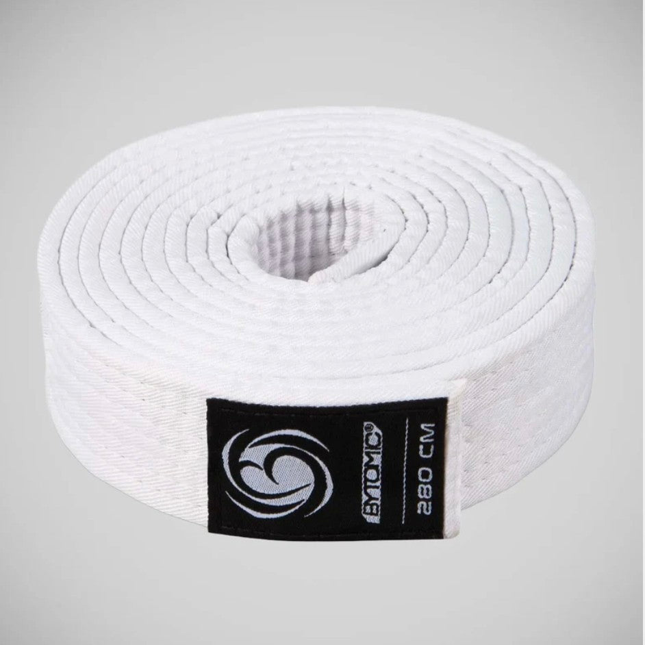 White Bytomic Solid Colour Martial Arts Belt