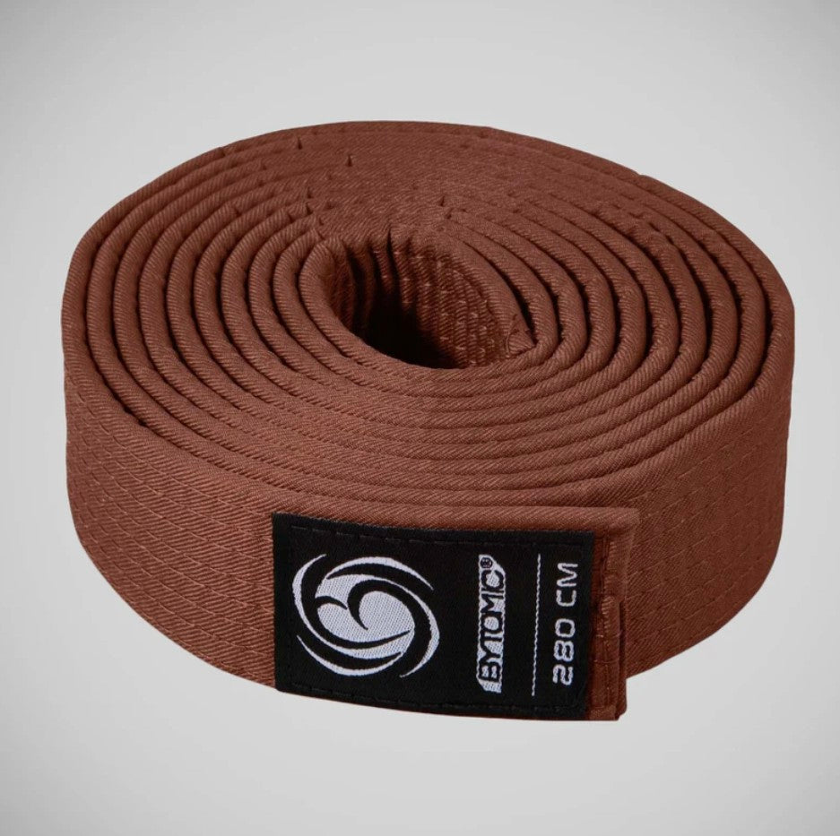Brown Bytomic Plain Polycotton Martial Arts Belt