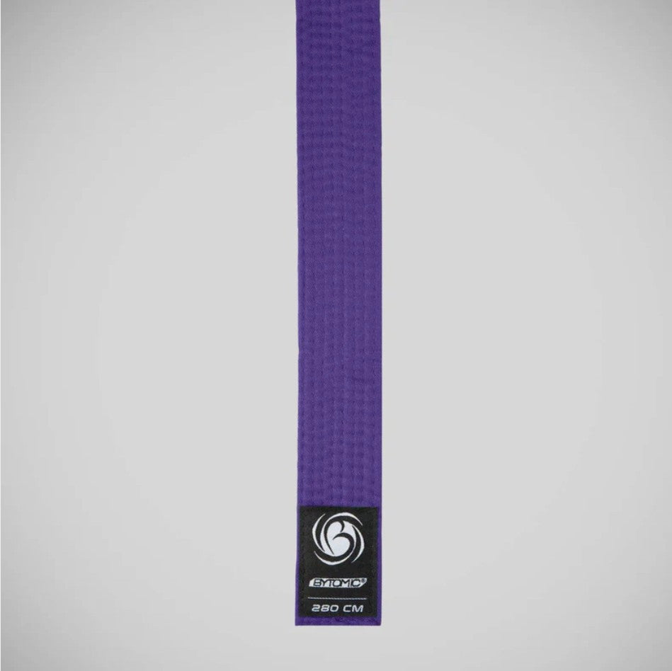 Purple Bytomic Plain Polycotton Martial Arts Belt