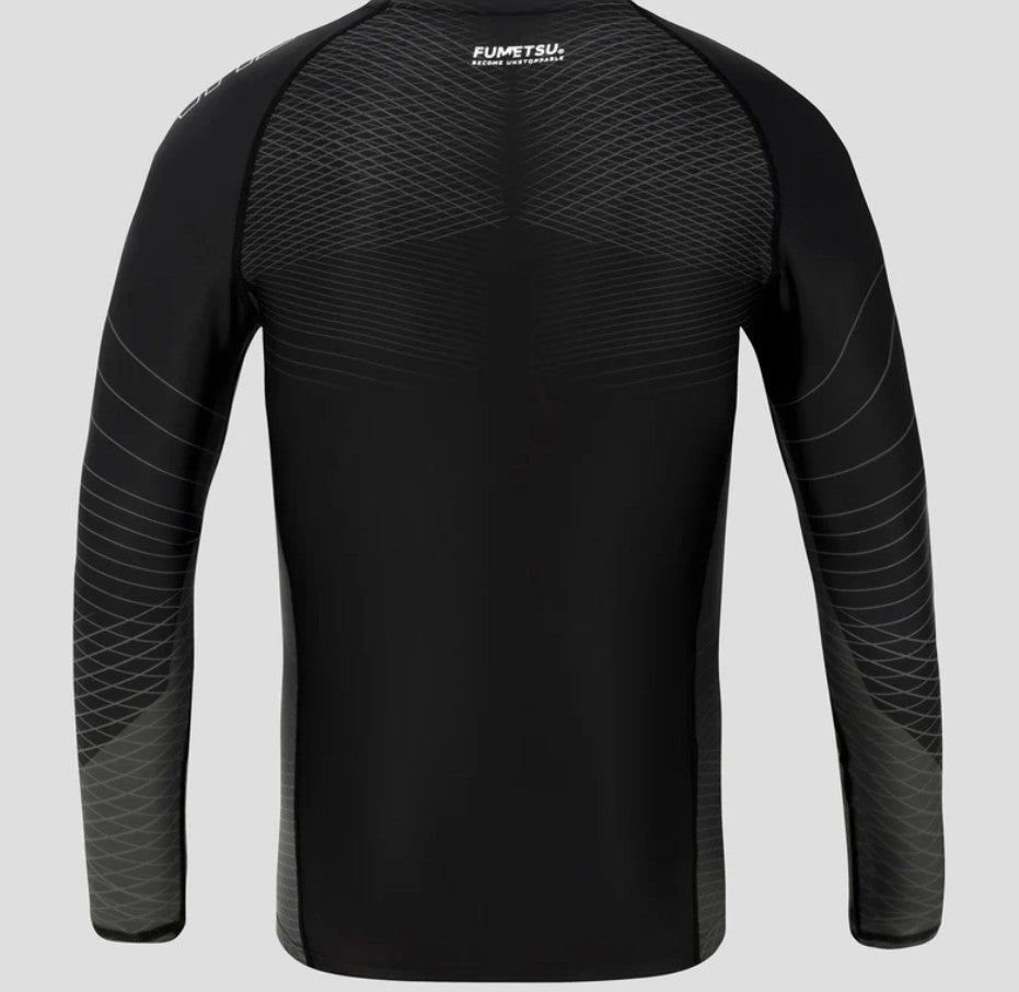 Fumetsu Competitor MK2 Long Sleeve Rash Guard Black/Black
