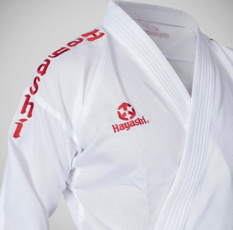 Hayashi Air Deluxe Competition WKF Approved Karate Gi White