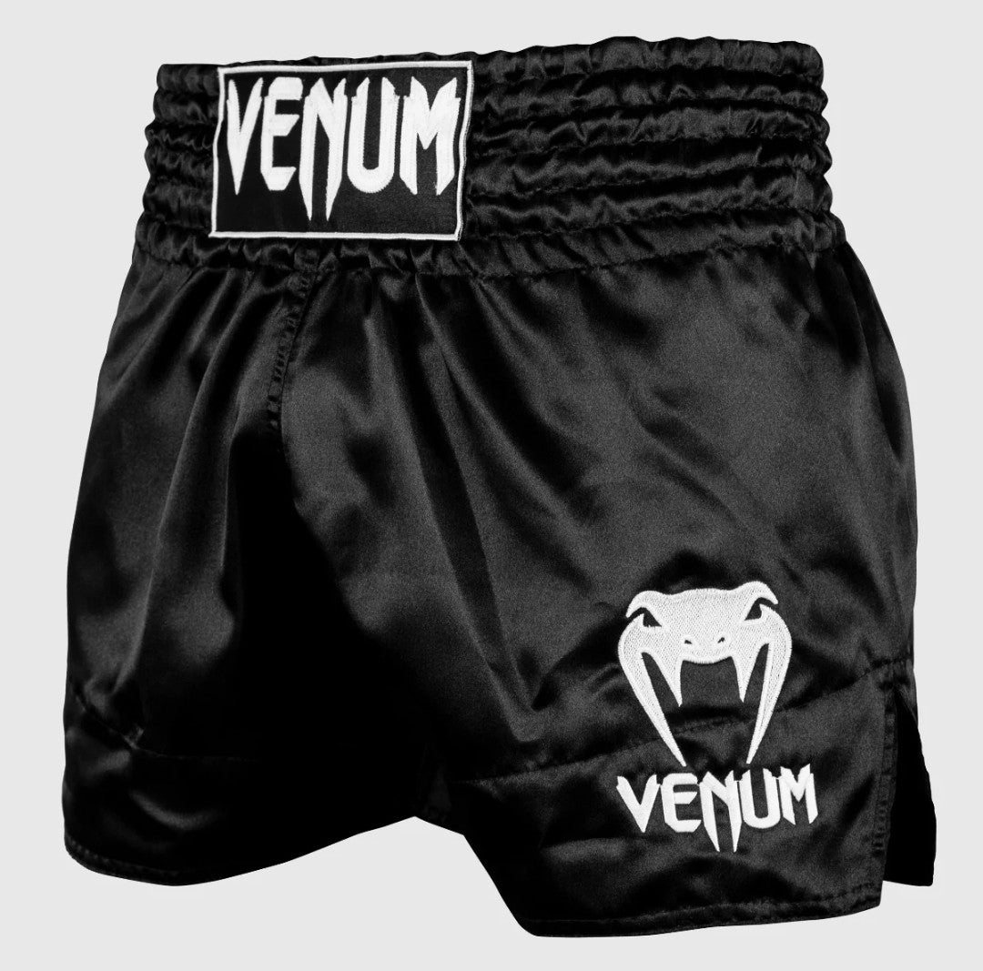 Venum Classic Muay Thai Shorts Black/White