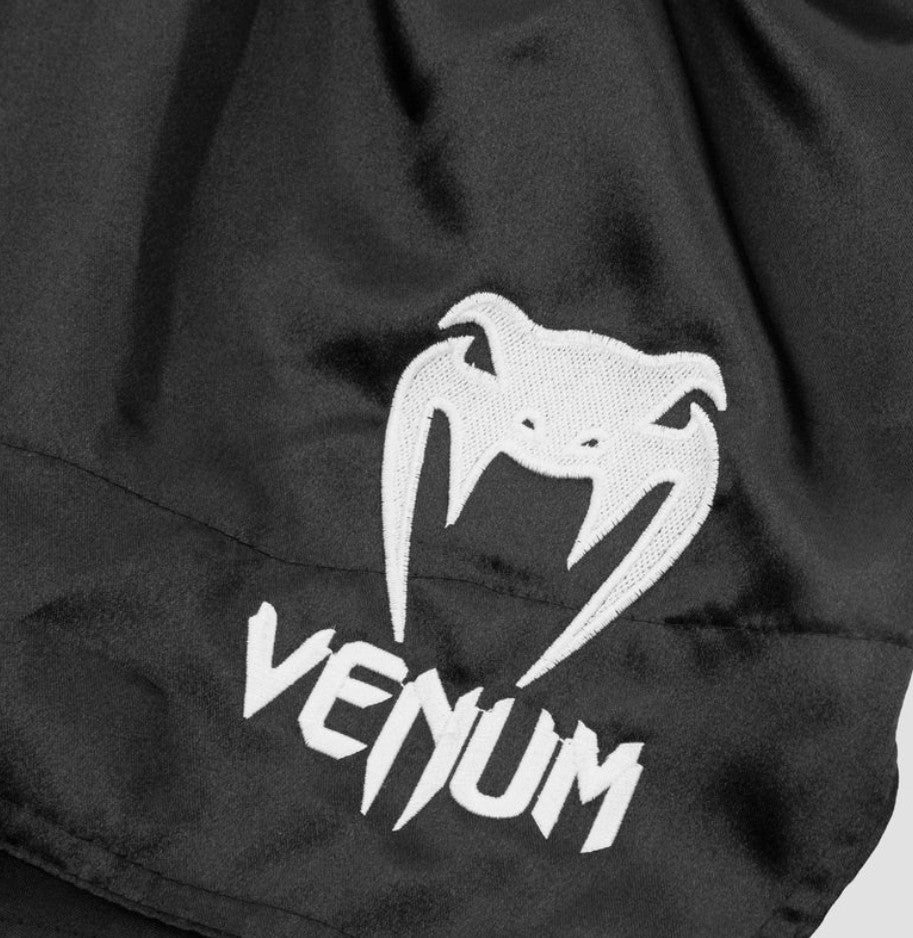 Venum Classic Muay Thai Shorts Black/White
