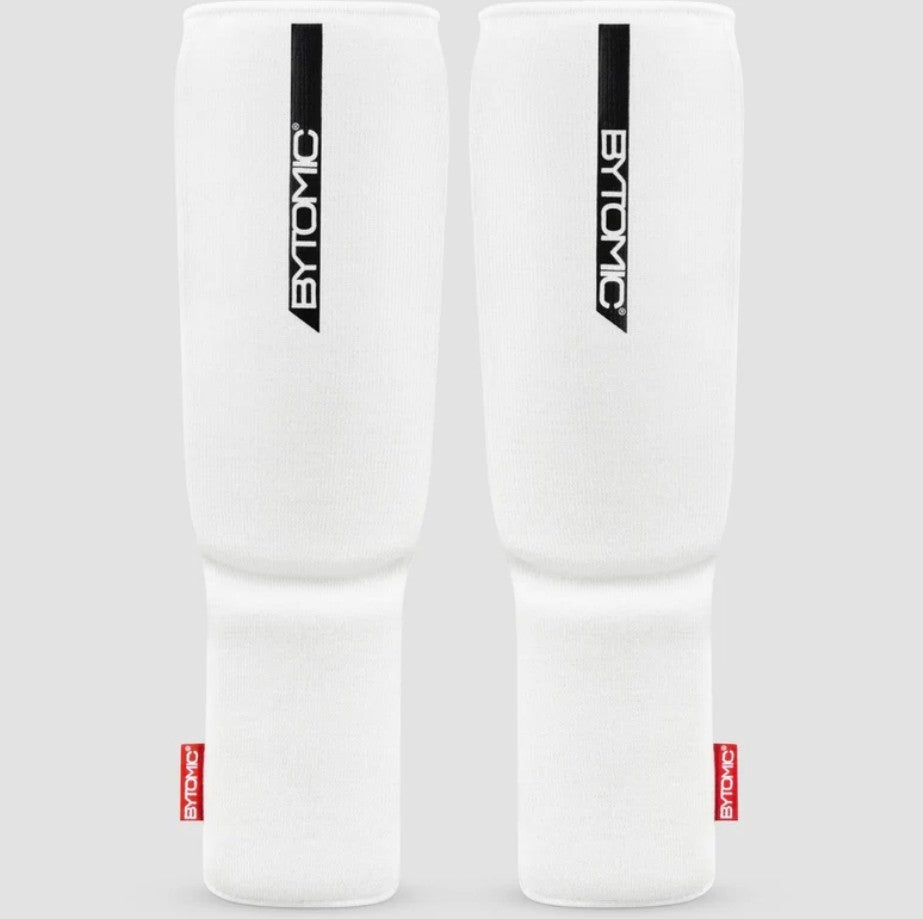 Bytomic Red Label Elasticated Shin-Instep White/Black