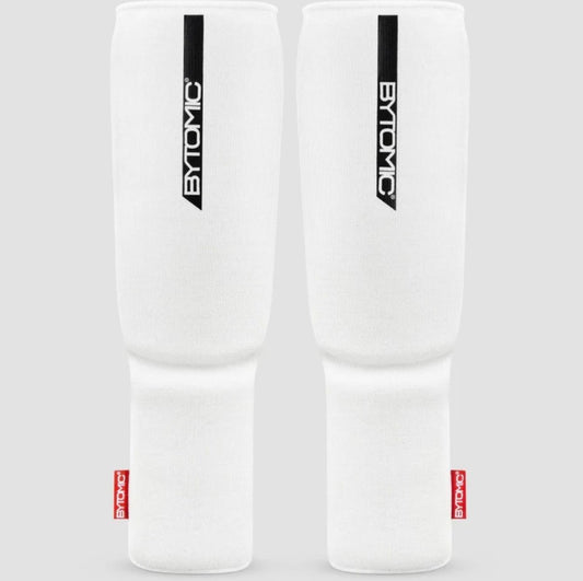 Bytomic Red Label Elasticated Shin-Instep White/Black