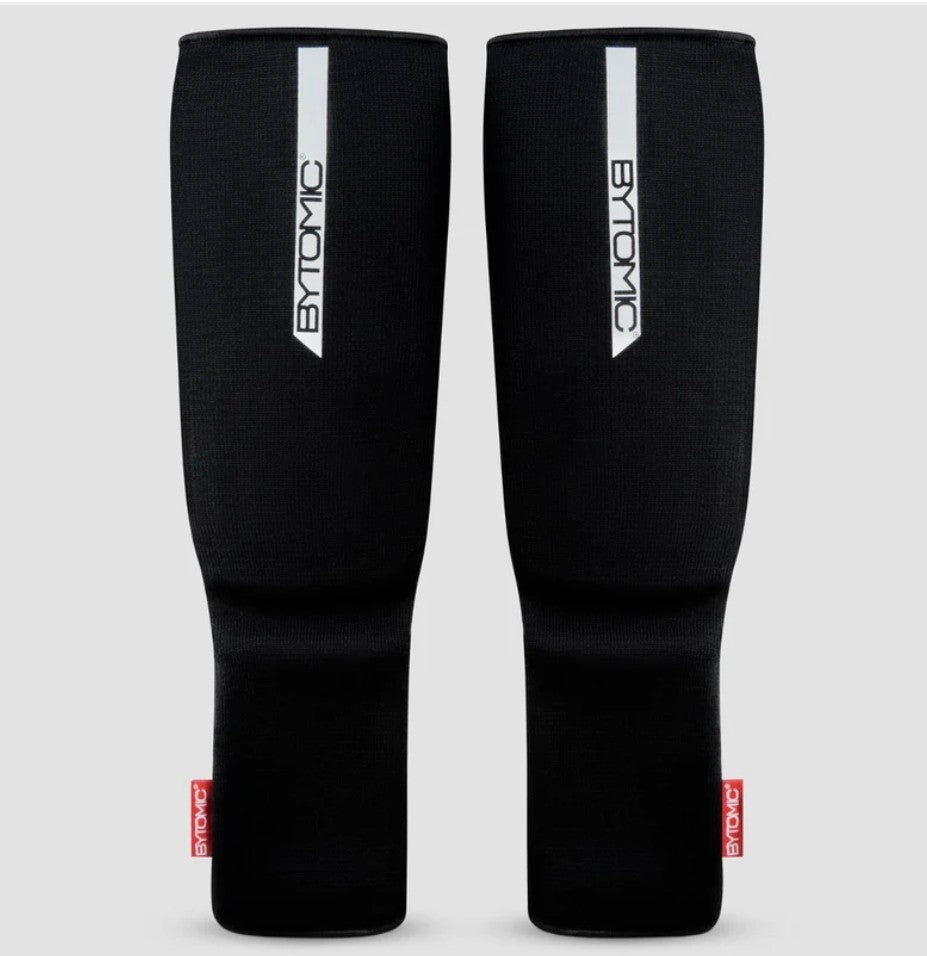 Bytomic Red Label Elasticated Shin-Instep Black/White