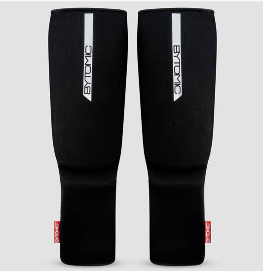 Bytomic Red Label Elasticated Shin-Instep Black/White