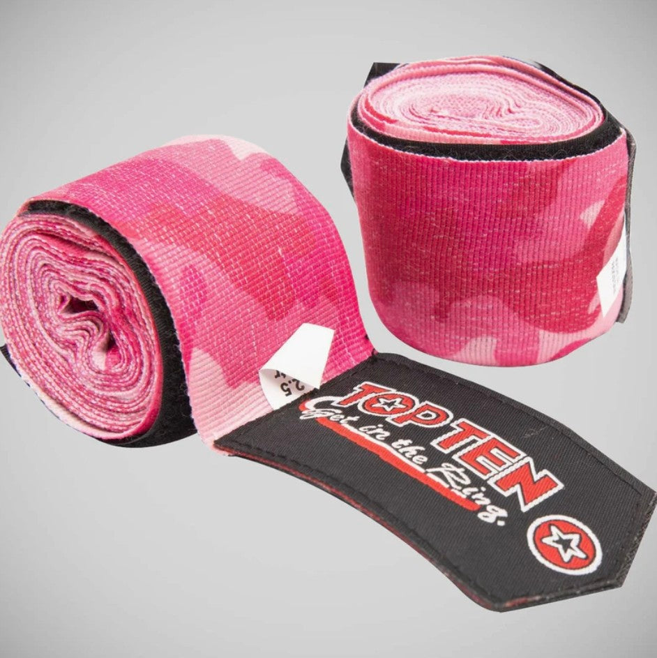 Top Ten Military Elastic Hand Wraps Pink