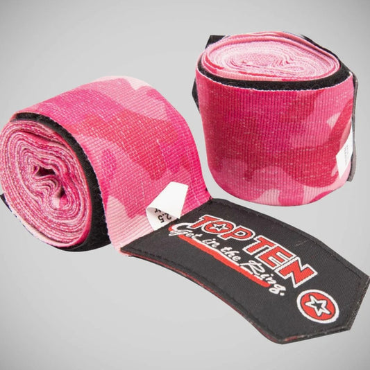 Top Ten Military Elastic Hand Wraps Pink