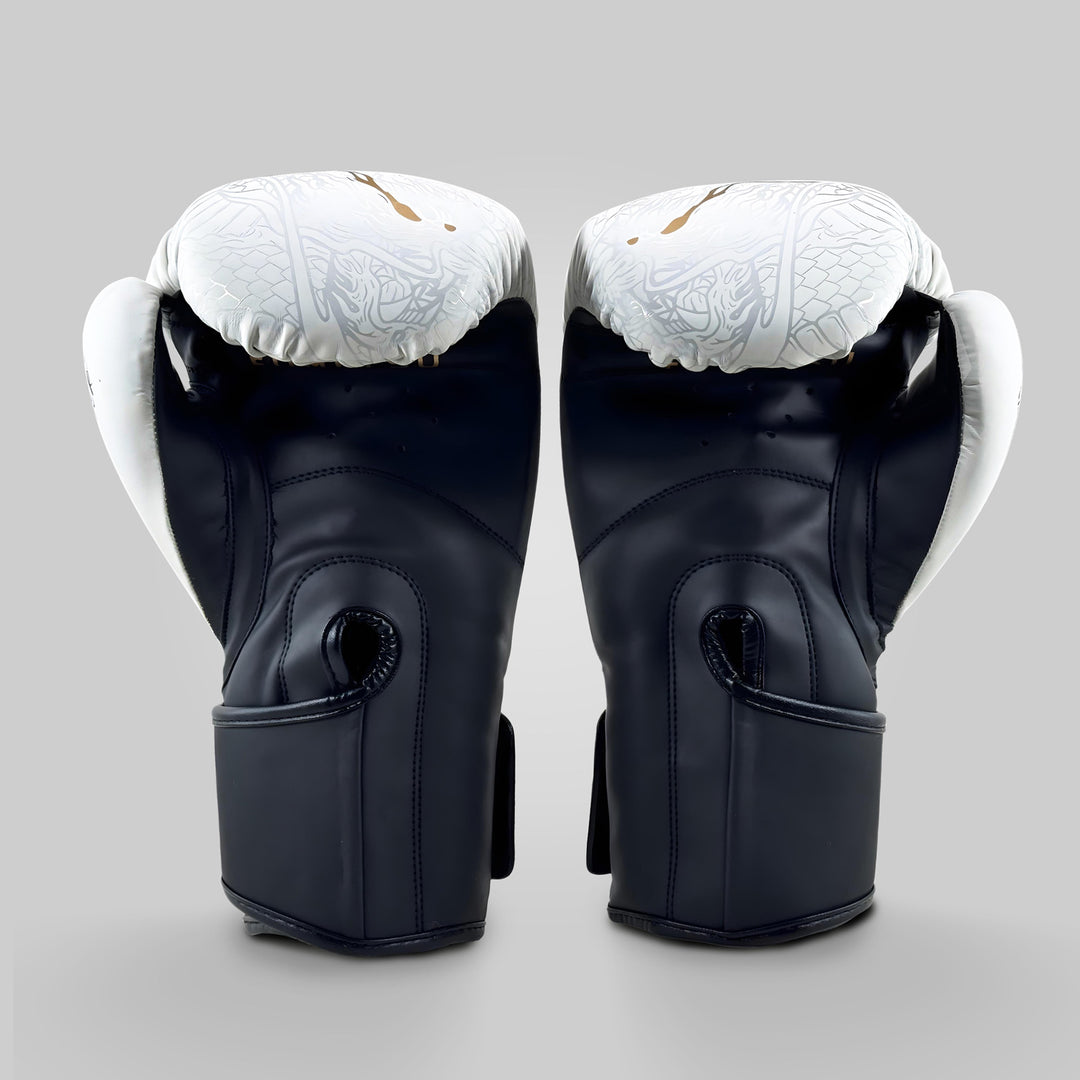 Fumetsu Dragon Slayer Boxing Gloves White/Black/Gold